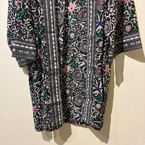 NWT Marine Layer‎ Black Floral Coverup - Women's M - Picture 5 of 12